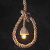 Retro Rope Pendant Light Loft Vintage Lamp Restaurant